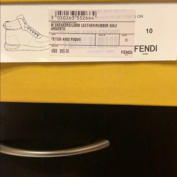 Brand new never worn Fendi shoes - Picture 8 of 8